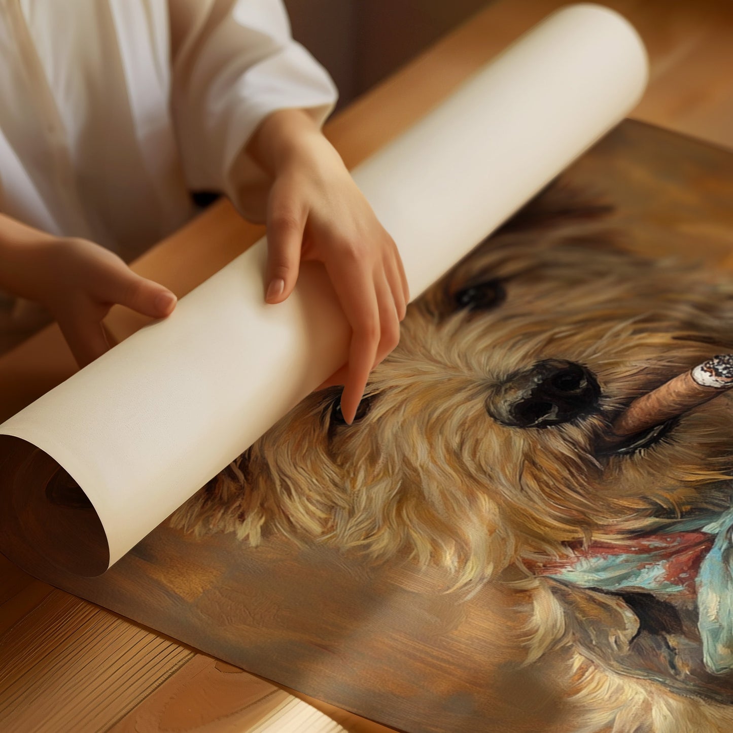 Wheaten Terrier Wild-West-Deputy