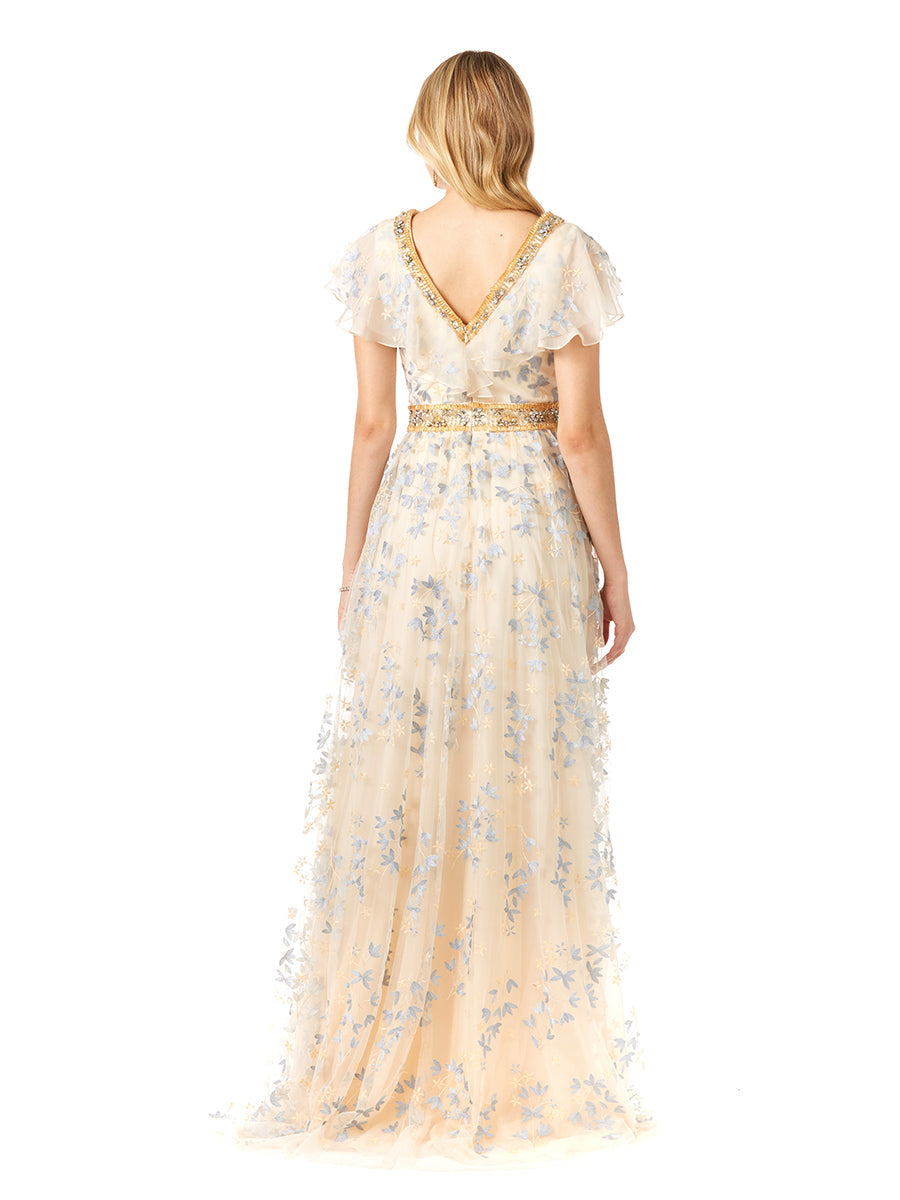 Lara 29966 - Robe en dentelle, décolleté en V