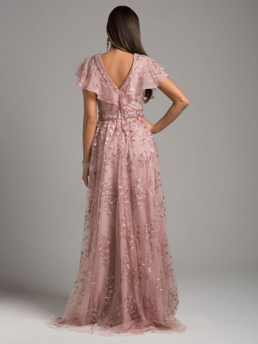 Lara 29966 - Robe en dentelle, décolleté en V