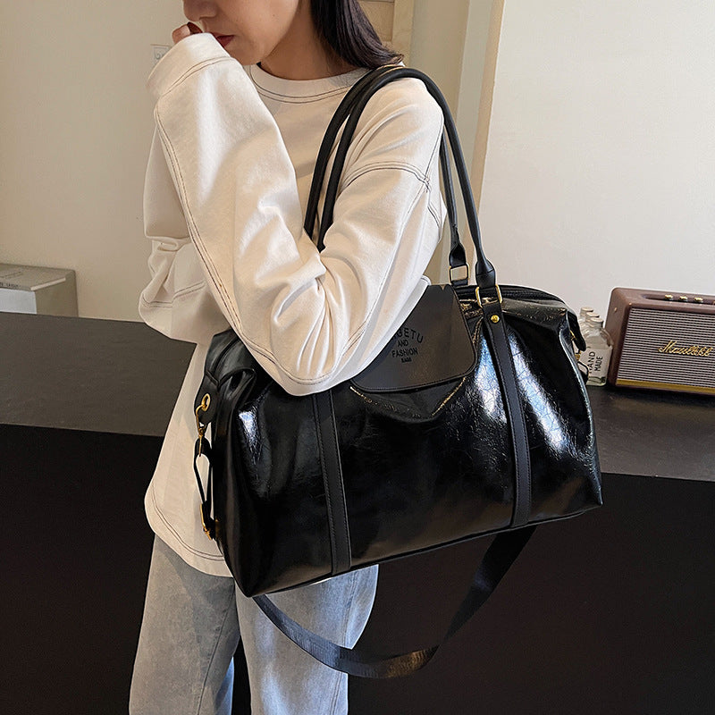 Sports Shoulder Bag Dry Wet Separation Gym Bag Simple Hand-held Luggage Bag