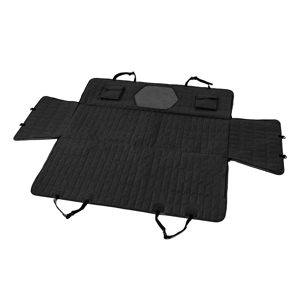 New Vehicle-mounted Pet Mat Water And Dirt Resistant Rear Universal