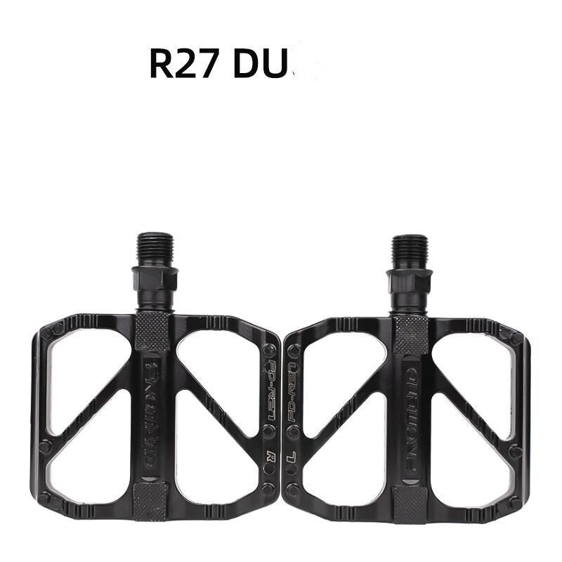 Anti-Slip Ultra-light Bicycle Pedal Quick Release Pedal Flat Bearing Pedal Suitable For Mountain Road Bike Accessories Mountain Bike Pedals Nylon Composition Bicycle Pedals With Wide Flat Platform