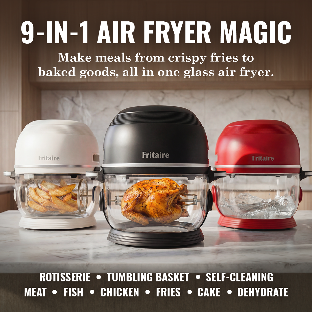Friteuse à air autonettoyante et friteuse à air non toxique – Rose mauve