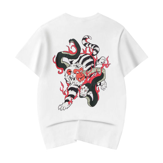 YeT026 T-shirt de Guerre Fougueux Singe