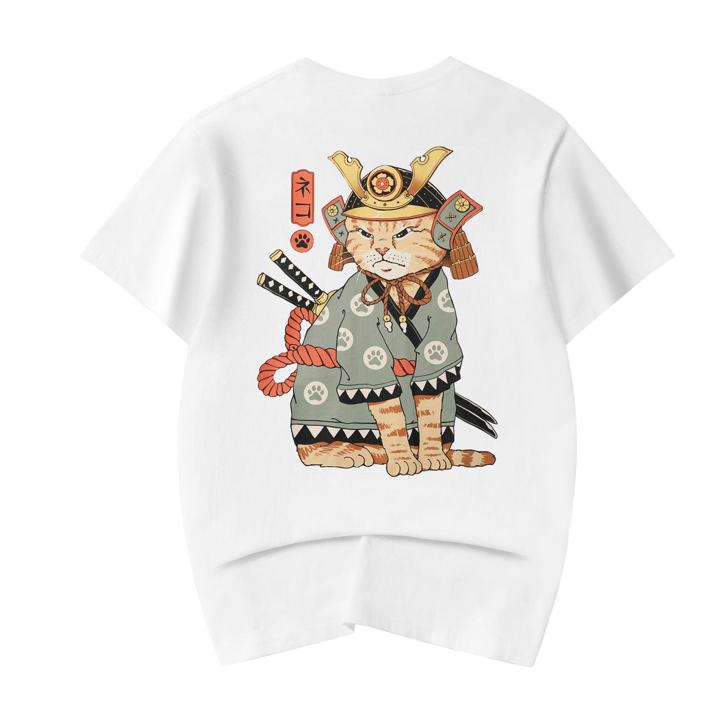 YeT016 T-shirt chat kimono