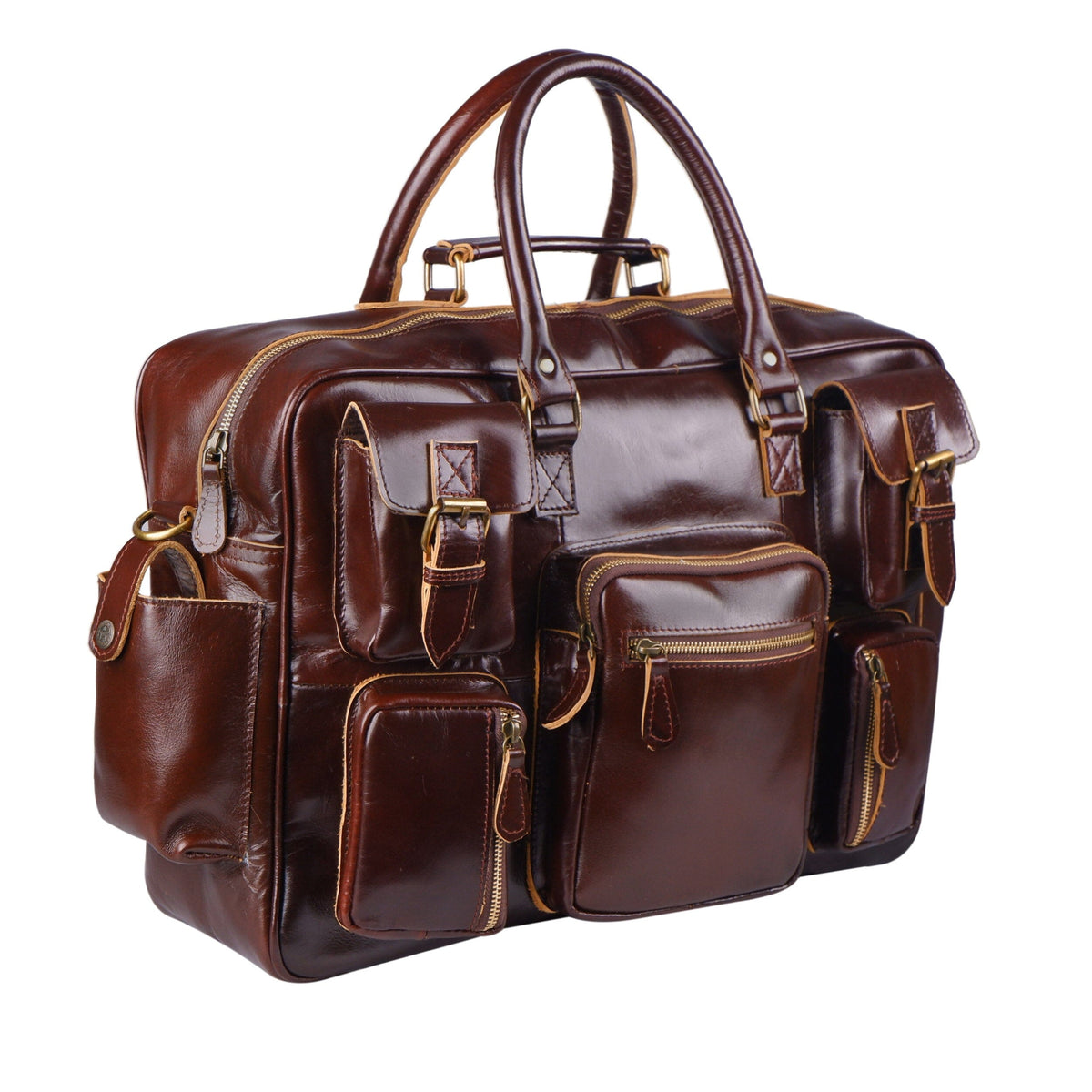 Attaché-case rouge cerise Norman