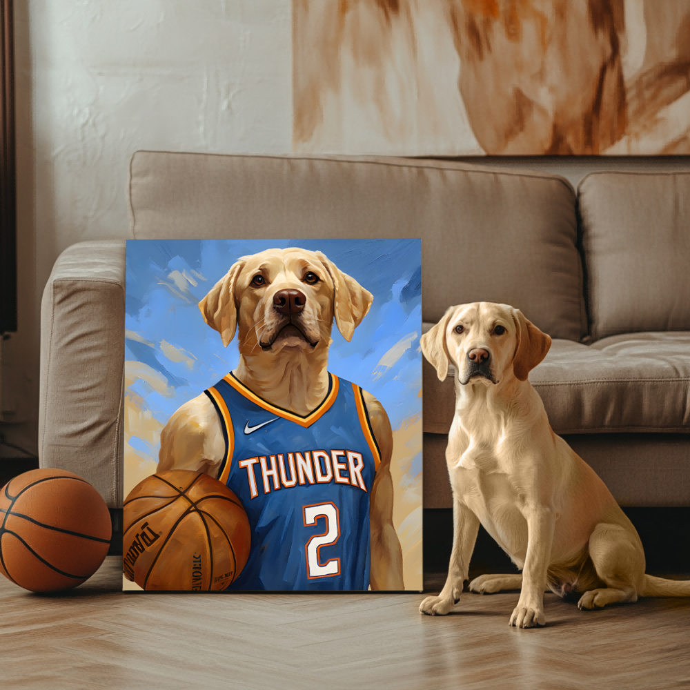 Basketball Legends : Portrait texturé édition animaux de compagnie