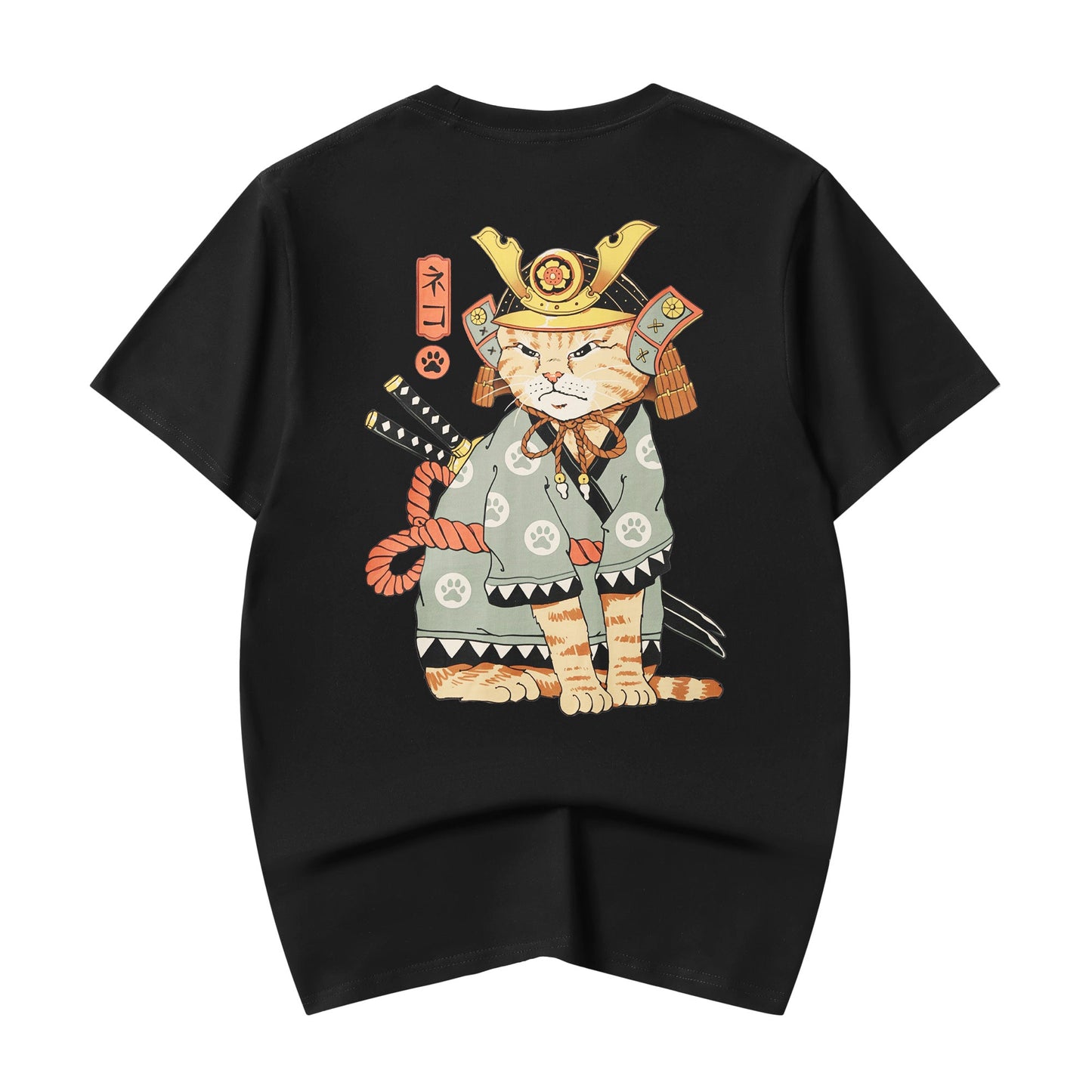 YeT016 T-shirt chat kimono