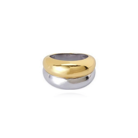 Regen 18K vergoldeter Ring