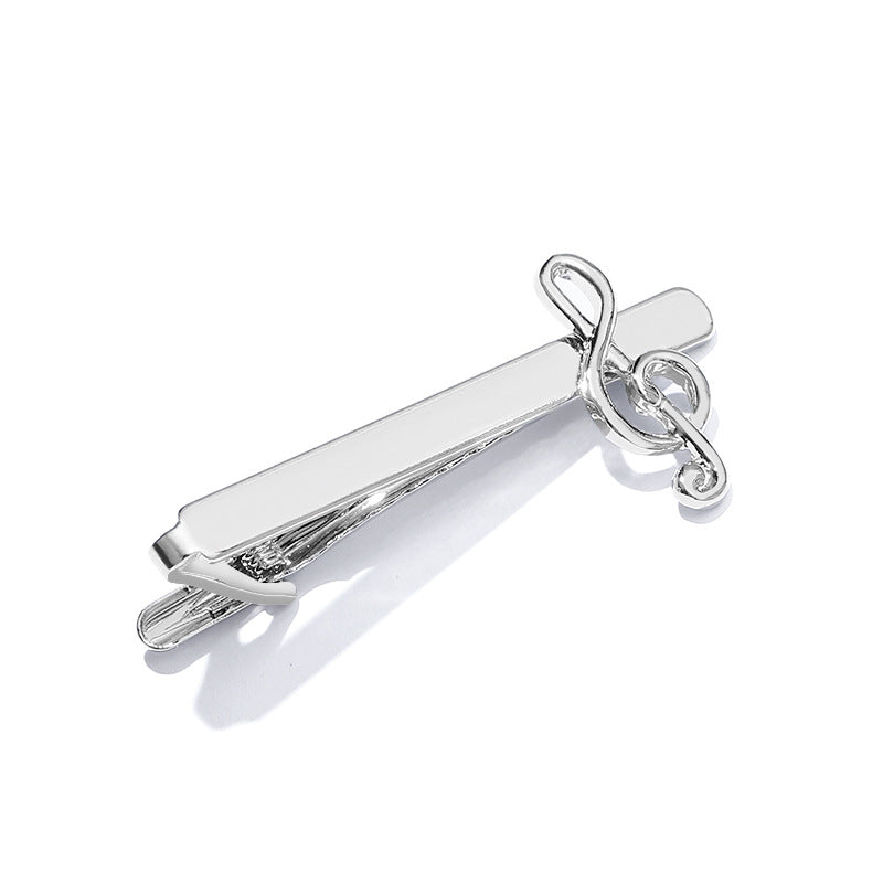 Fashion Copper Clip Men's Note Tie Clip
