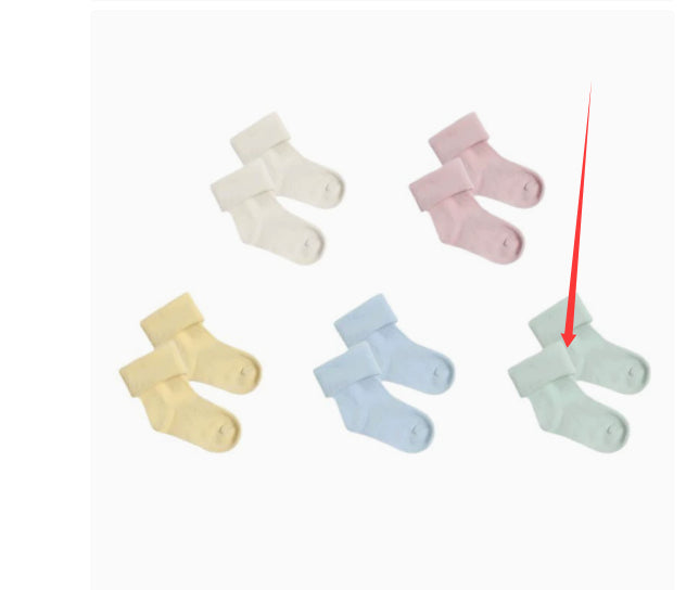 Spring And Autumn Mid-Calf Baby Socks