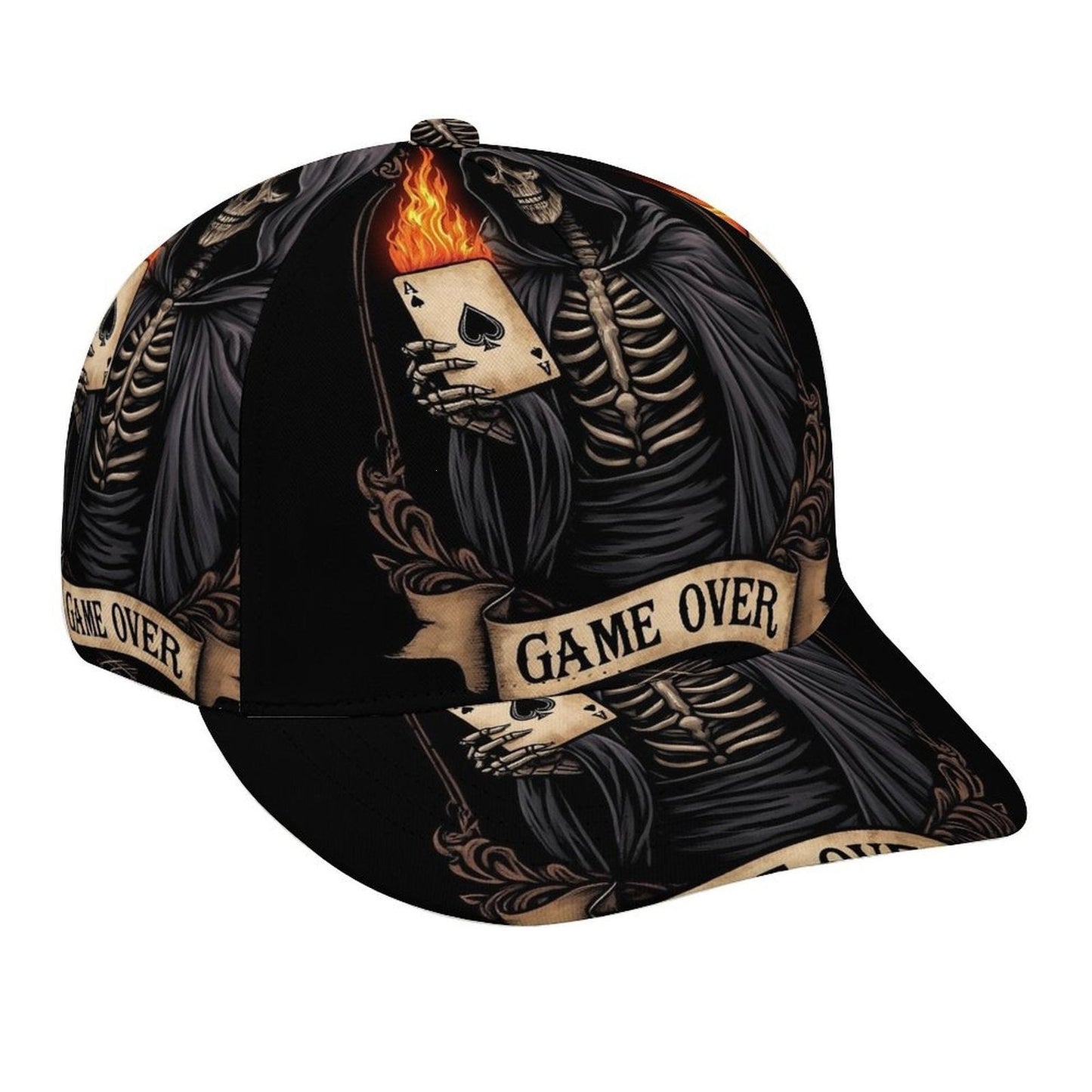Creative Versatile Casual Printed Cap With A Baseball-style Brim