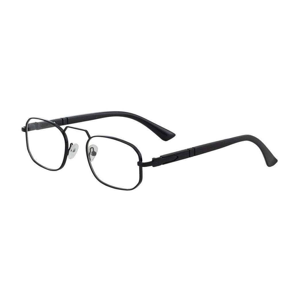 New European And American Fashion Square Frame Sunglasses For Men And Women, Metal Frames, Retro Trendy Narrow Frame Sun Protection Sunglasses, Cross-Border