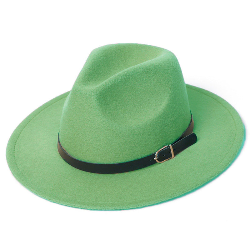 European And American Retro Jazz Hat In The British Style
