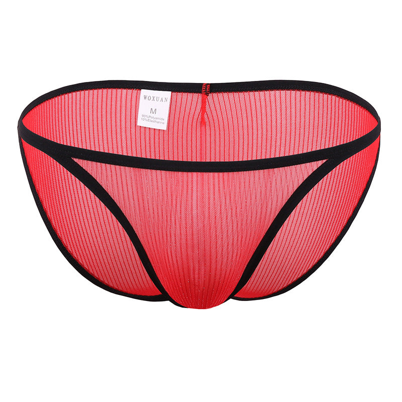 Men's Underwear High Fork Briefs Mesh