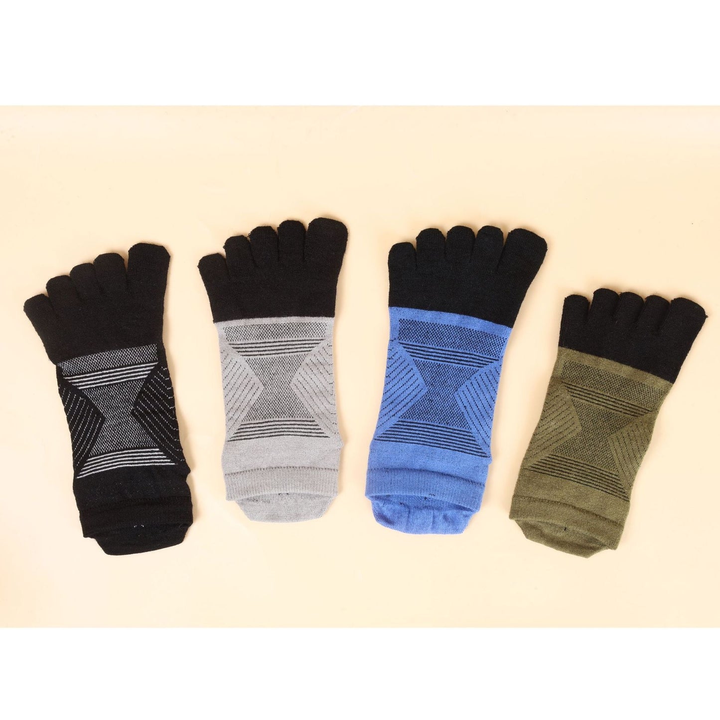 AutumnWinter Thickened Mens Wool Five-Finger Socks