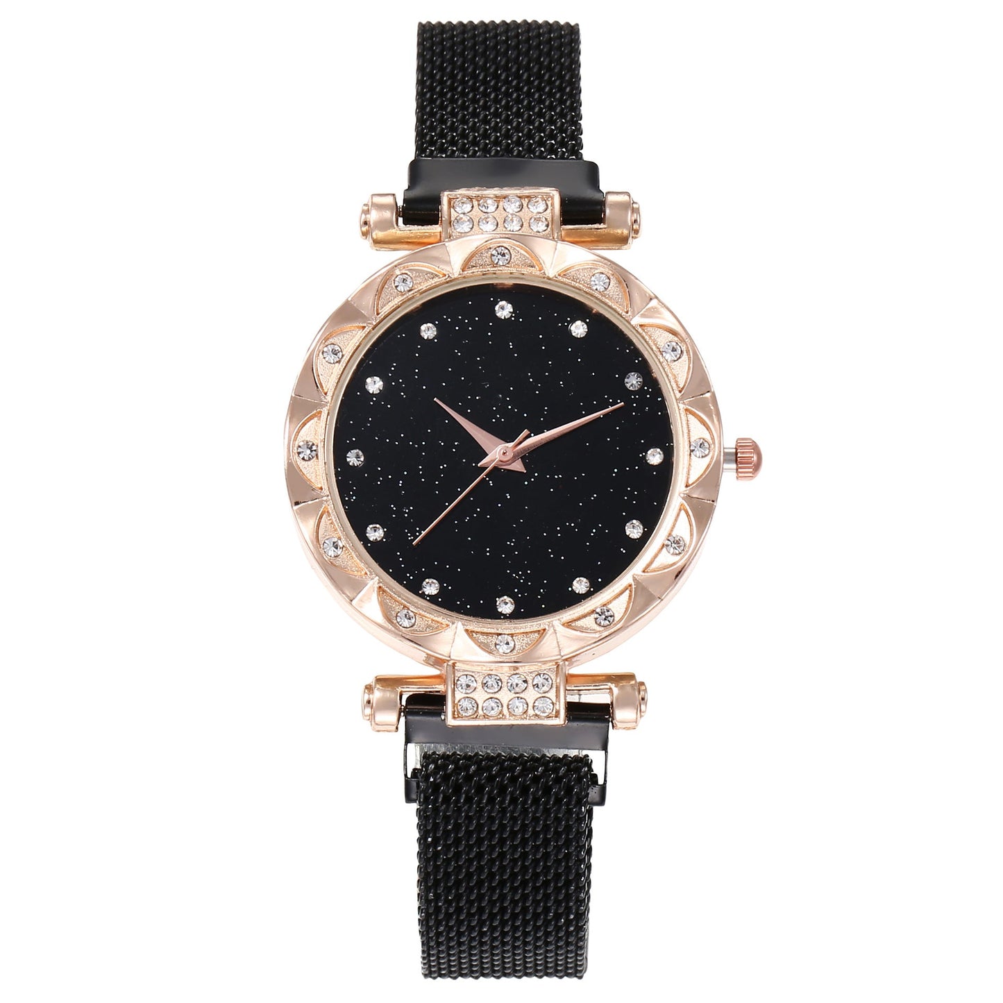 Magnetic Strap Set Womens Quartz Wristwatch