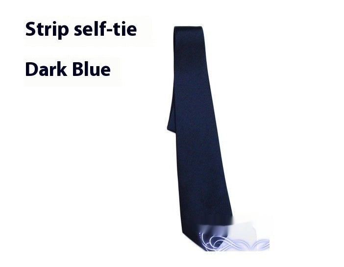 8CM Tie Men's Formal Wear Business Black Suit Hand Tie Work