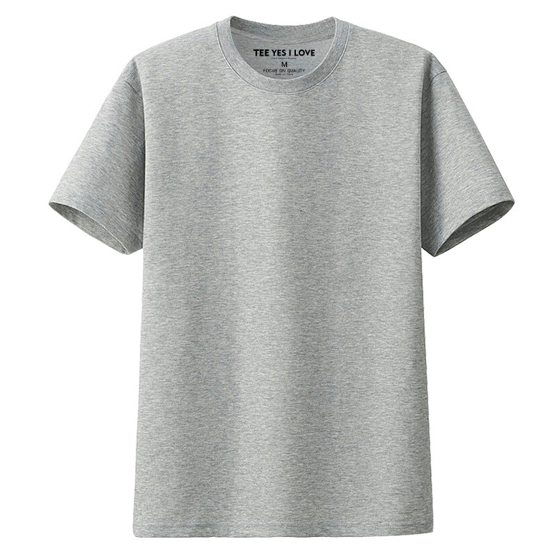High-quality Pure Cotton Men's Loose Crew Neck Printed Trendy Brand Short-sleeve T-shirt, New Summer Style