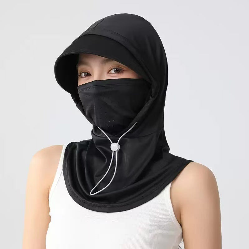 Sunscreen Face Mask With Hood Full-face UV Protection