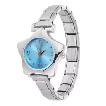 New Colorful Five Star Stainless Steel Watch Bracelet