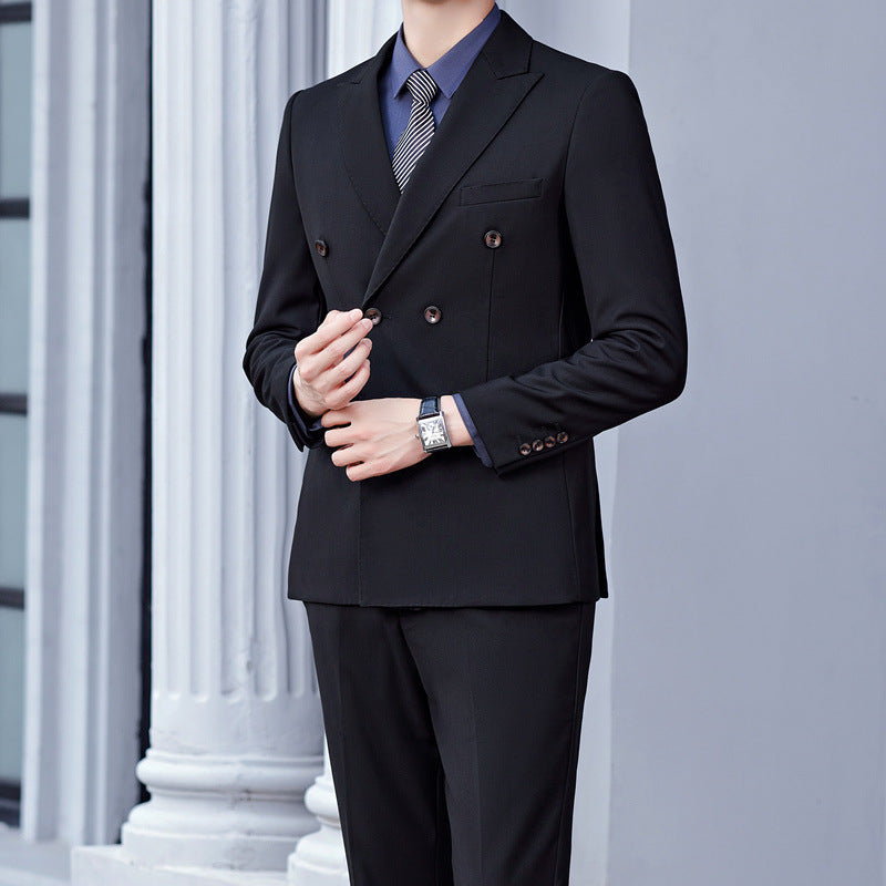 Double Breasted Suit Two-piece Set