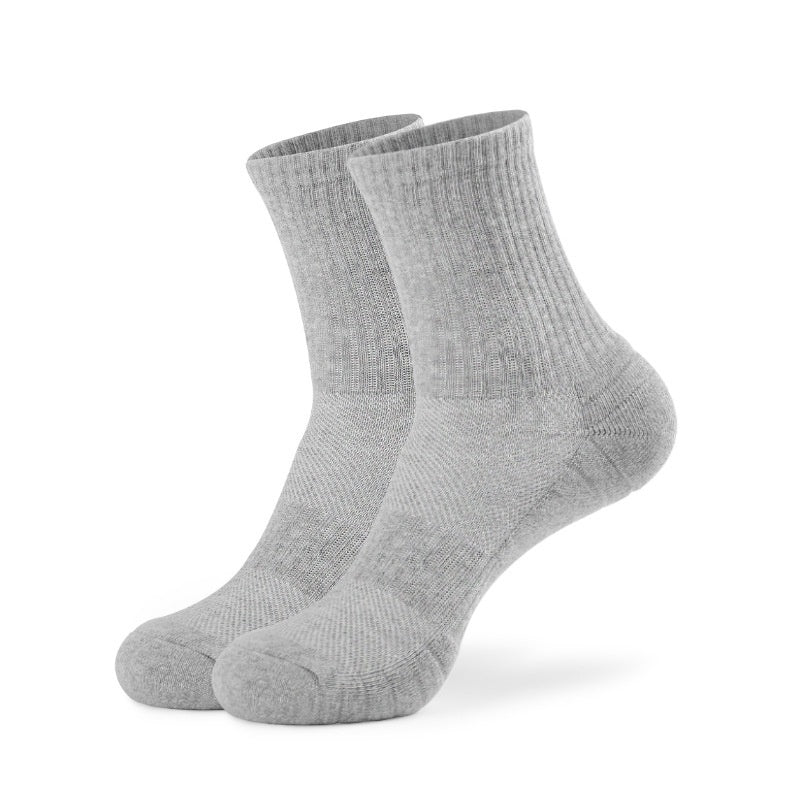 Pure Cotton Sports Socks With A Thickened Towelbacked SoleMens Basketball Style