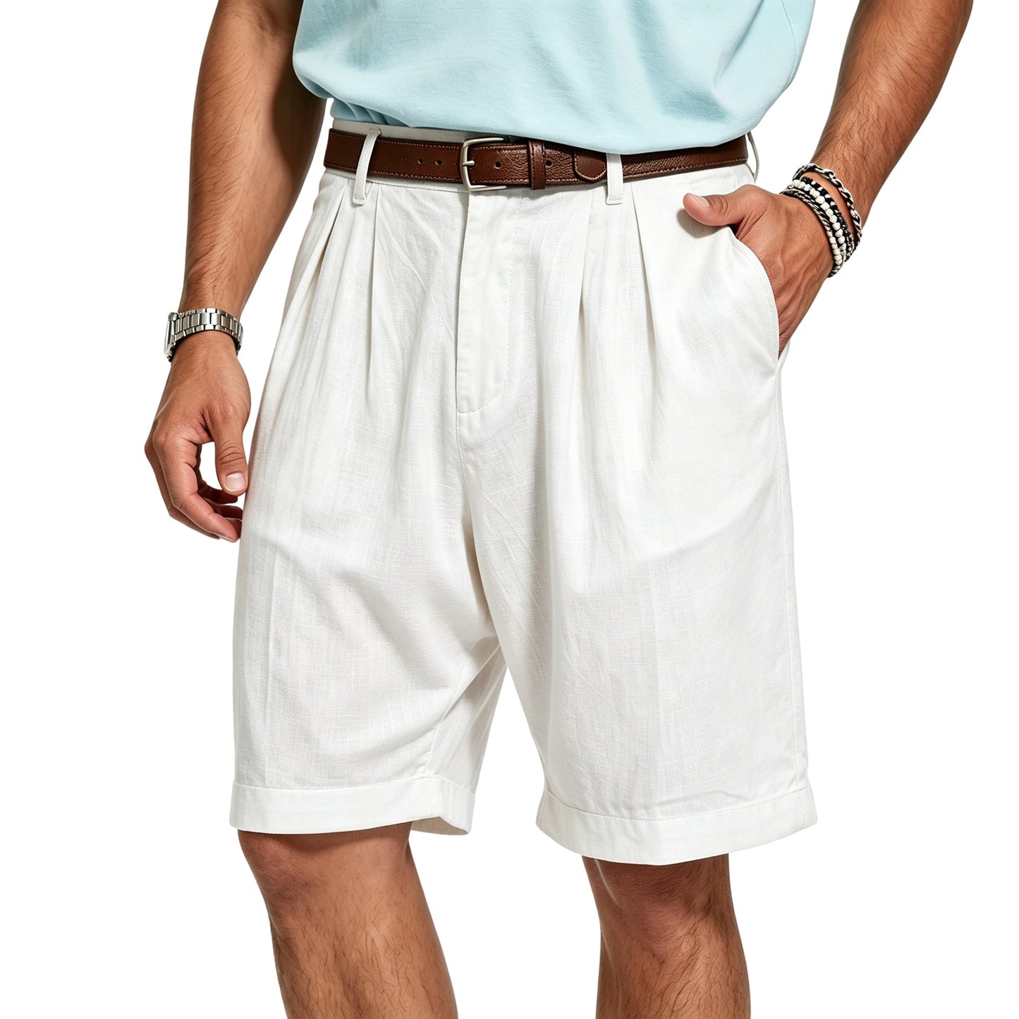 Straight-leg Casual Dress Pants Resort-style Versatile Capris