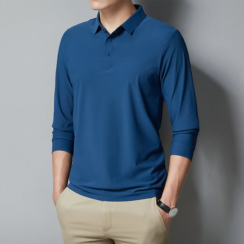 Plus-size Business-casual Stretch Slim-fit Shirt