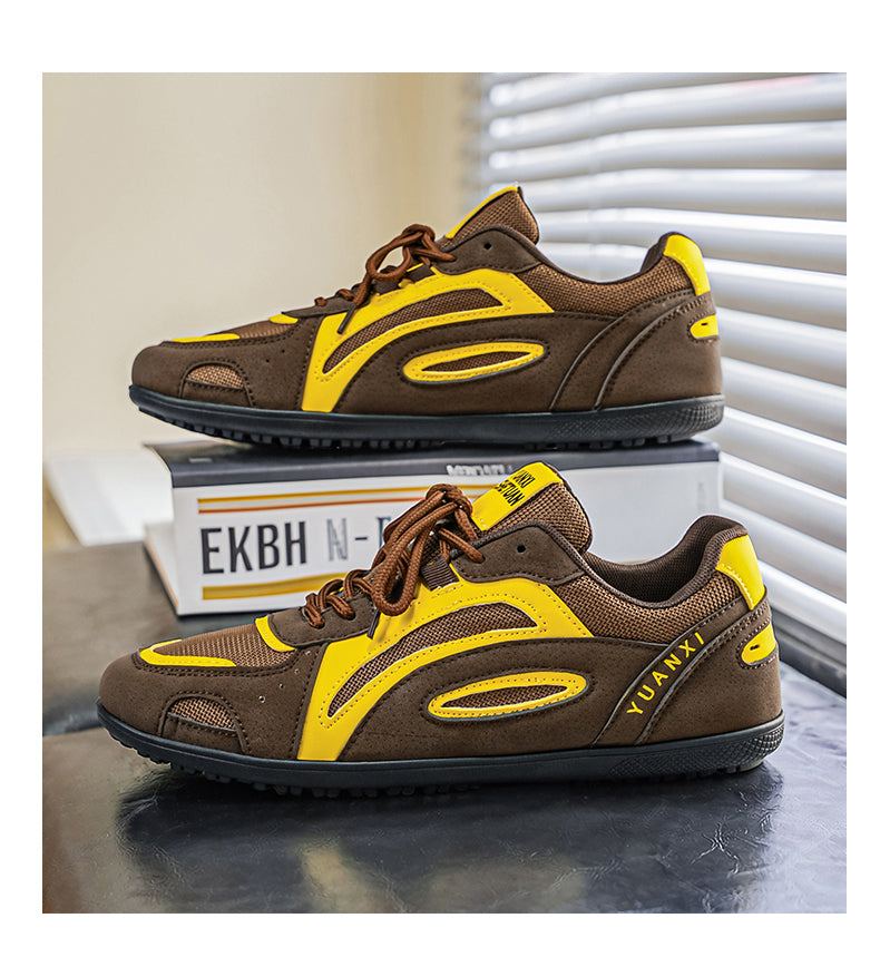 2026 New Spring Versatile Retro Platform Sole Casual Sports Retro Training Shoes, Breathable Retro Trainers For Men Summer Wear
