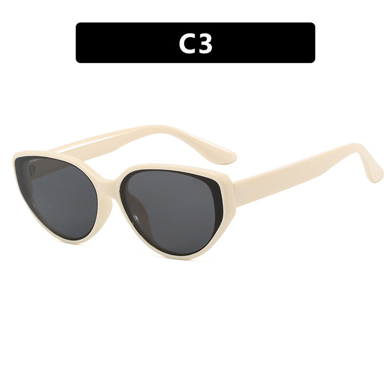Street-style Cat-eye Retro Sunglasses For Women