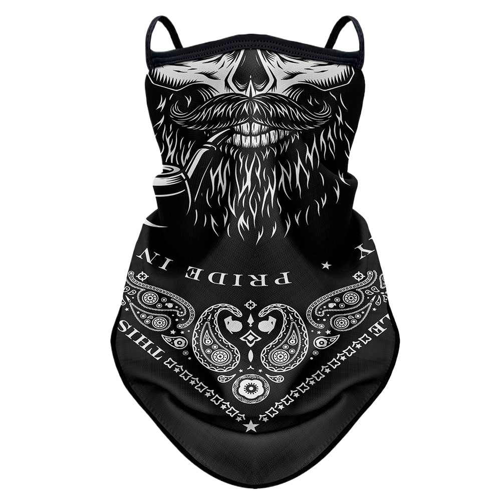 Motorcycle Riding Sun-protection Face Mask Ear-loop Headscarf