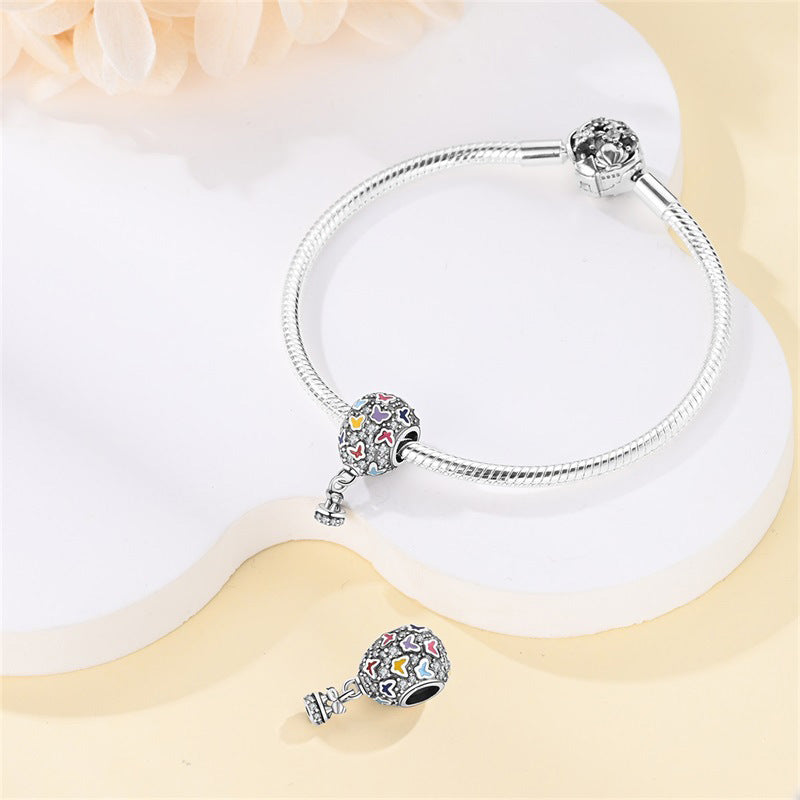 DIY Sisterhood Heart-shaped Bead Pendant Jewelry Accessory