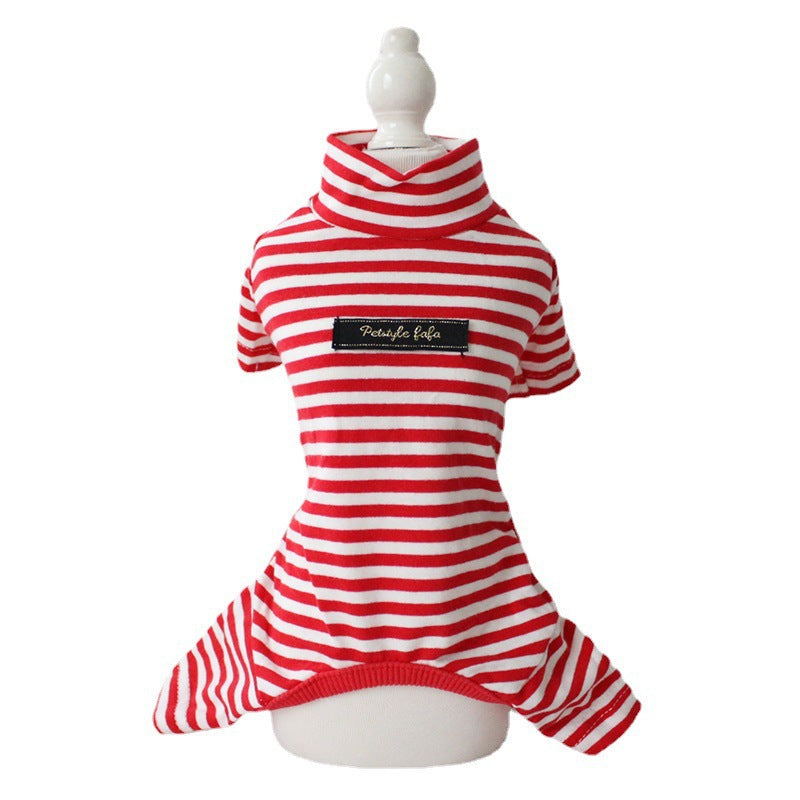 Cotton Eight-color Striped Pet Leggings