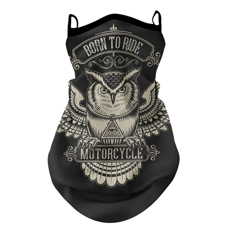 Motorcycle Riding Sun-protection Face Mask Ear-loop Headscarf