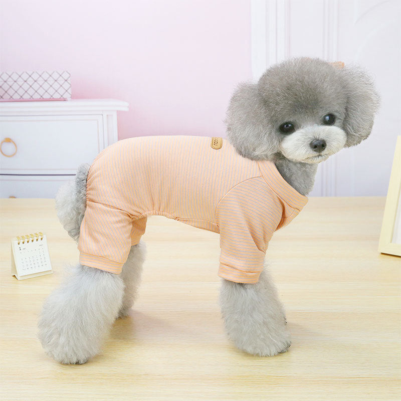 Thin VIP Bichon Small Dog Cat Homewear Pajamas