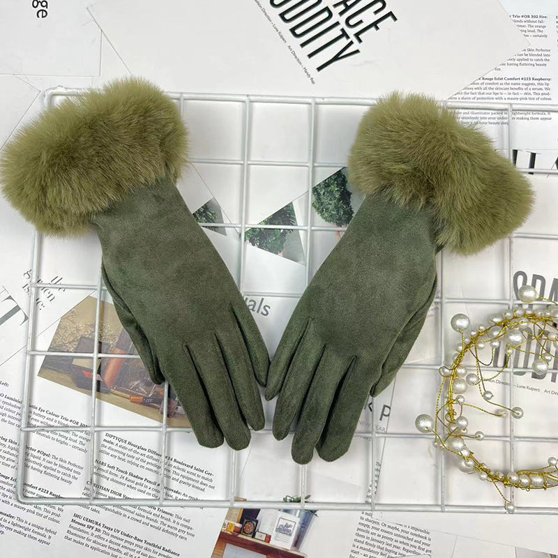 Women's Winter Riding Fleece-Lined Gloves