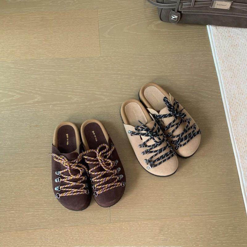 Strap Slip-on Closed-toe Mules