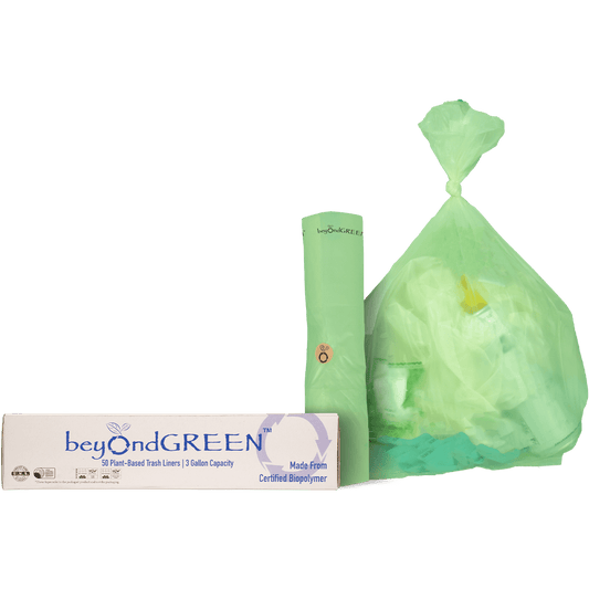 Sacs poubelle compostables de 3 gallons - 50 sacs