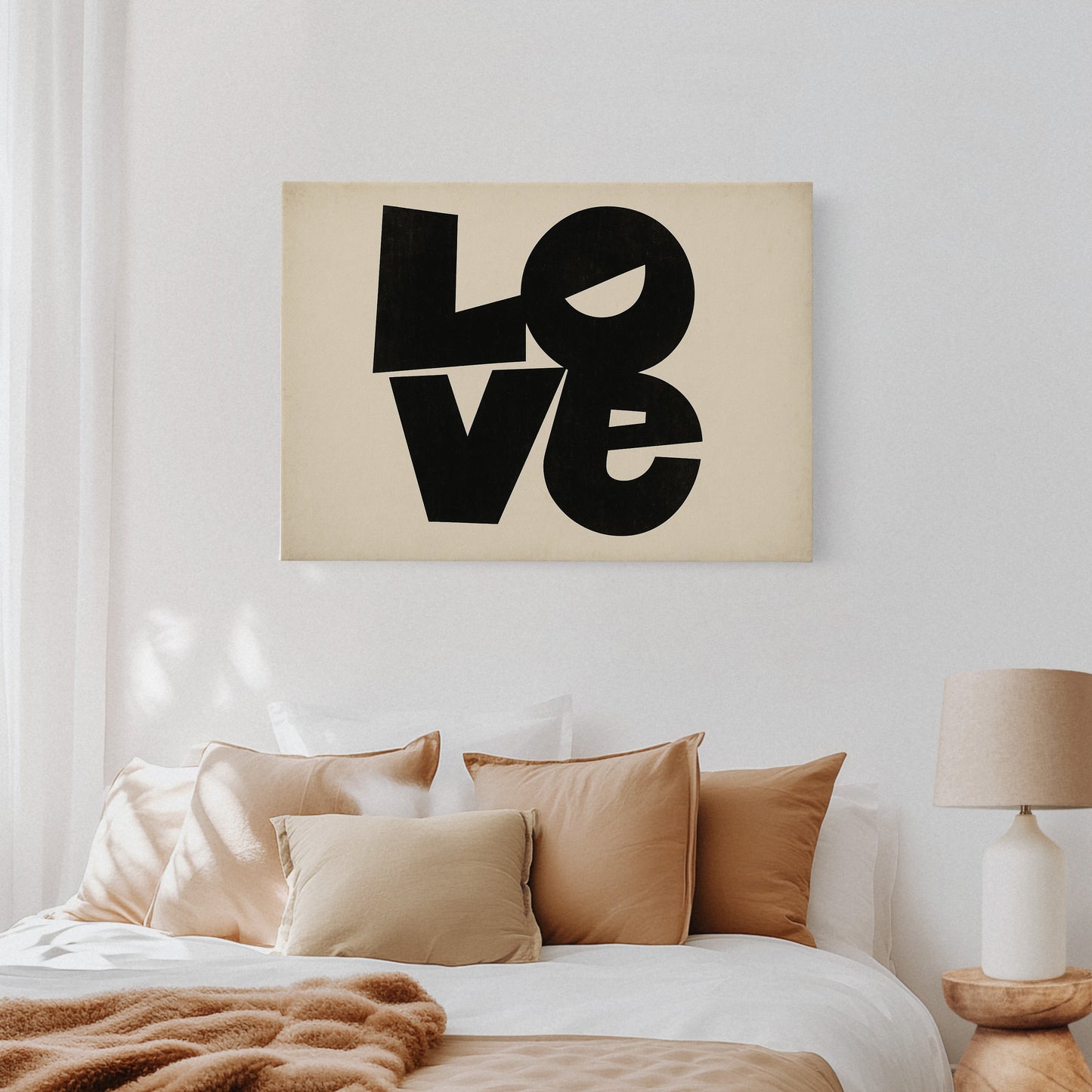 Impression typographique moderne LOVE