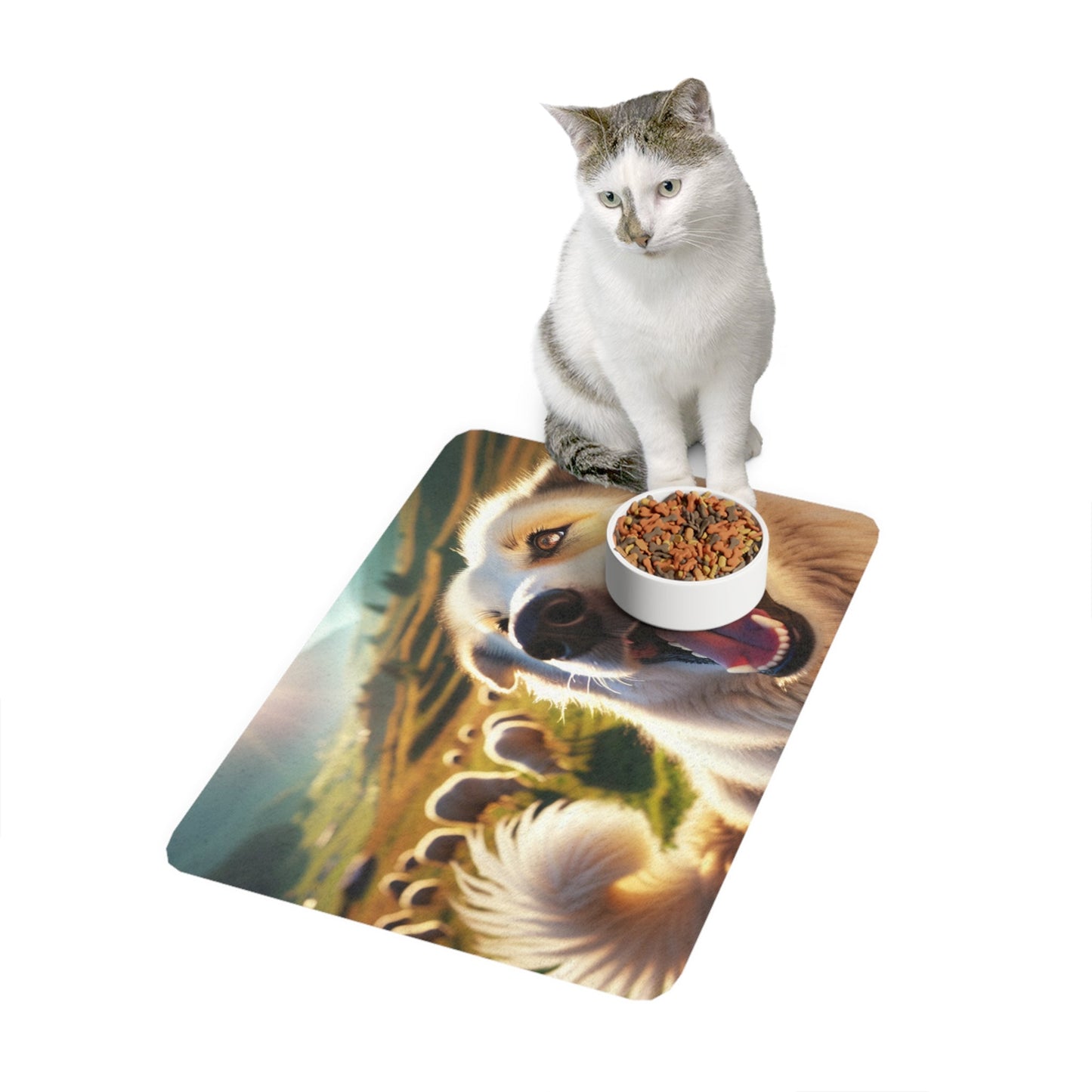 Non-Slip Pet Food Mat – Waterproof Feeding Mat for Dogs