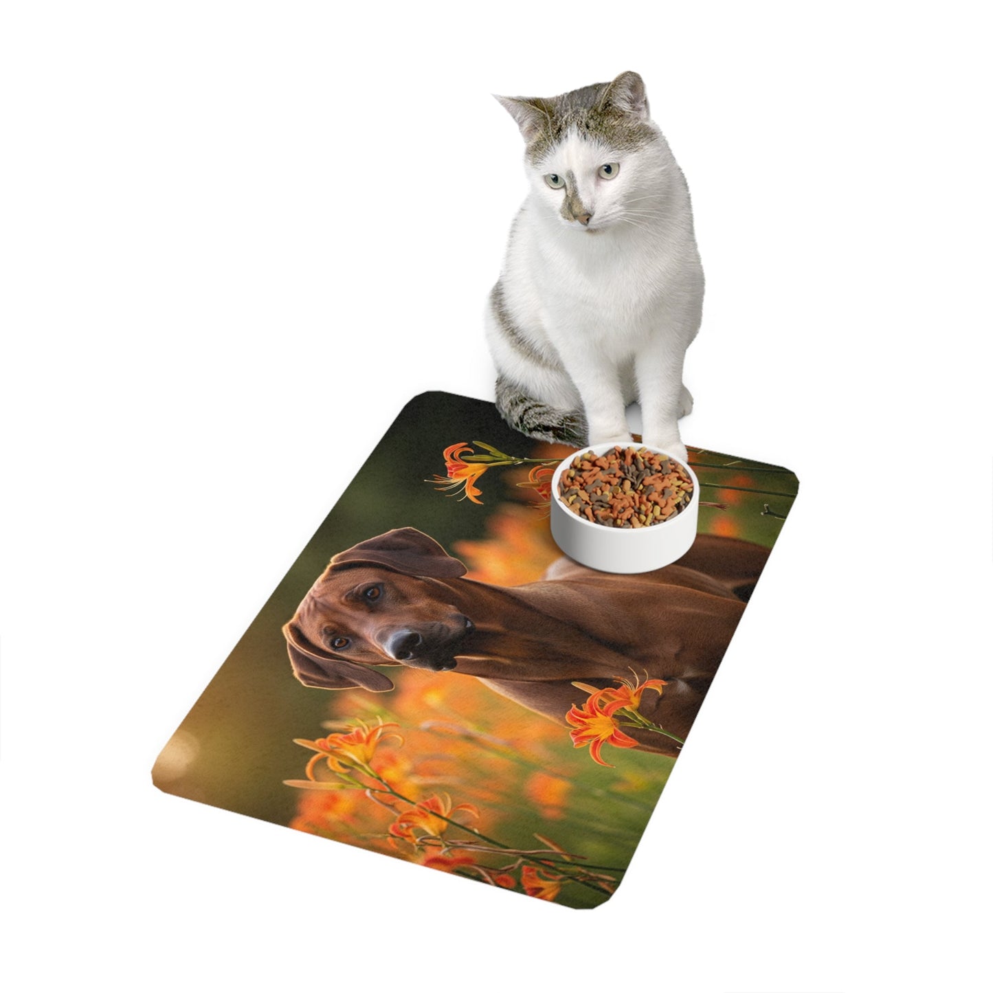 Non-Slip Pet Food Mat – Waterproof Feeding Mat for Dogs