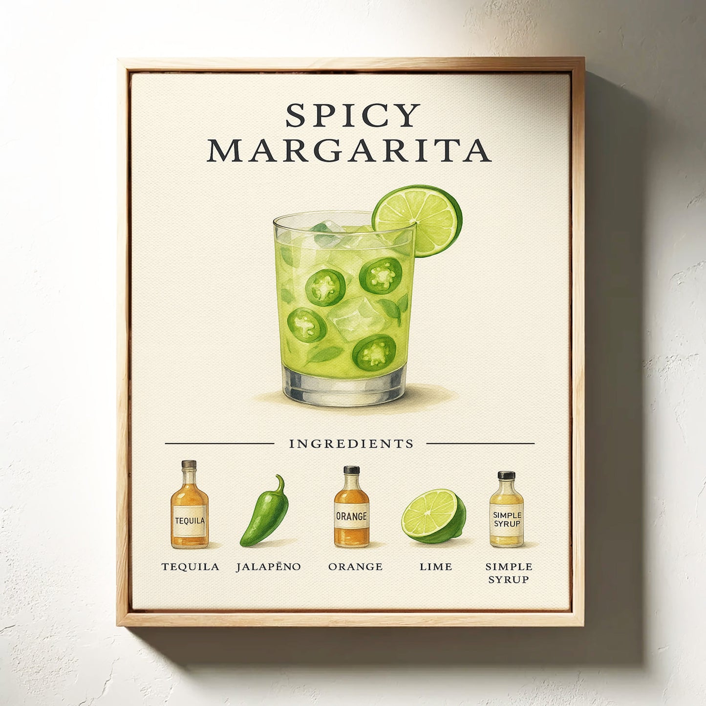 Recette de cocktail Margarita épicée à imprimer
