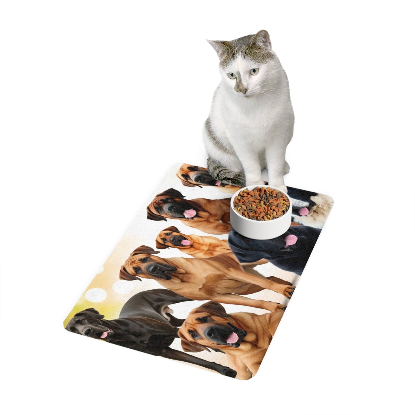 Tapis antidérapant pour animaux de compagnie – Tapis d'alimentation étanche pour chiens