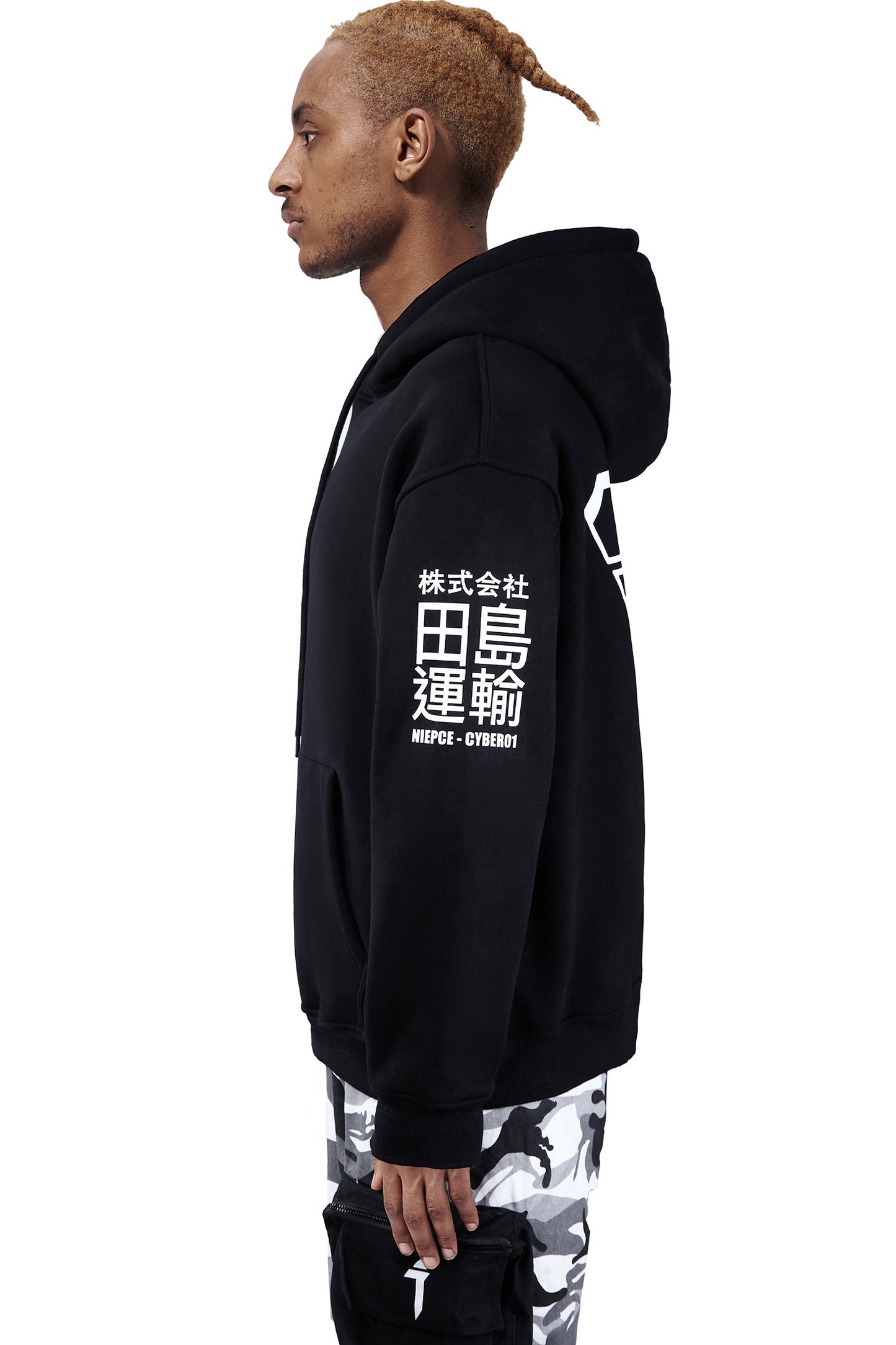 MHH1 Black Niepce Cyber01 Kapuzenpullover