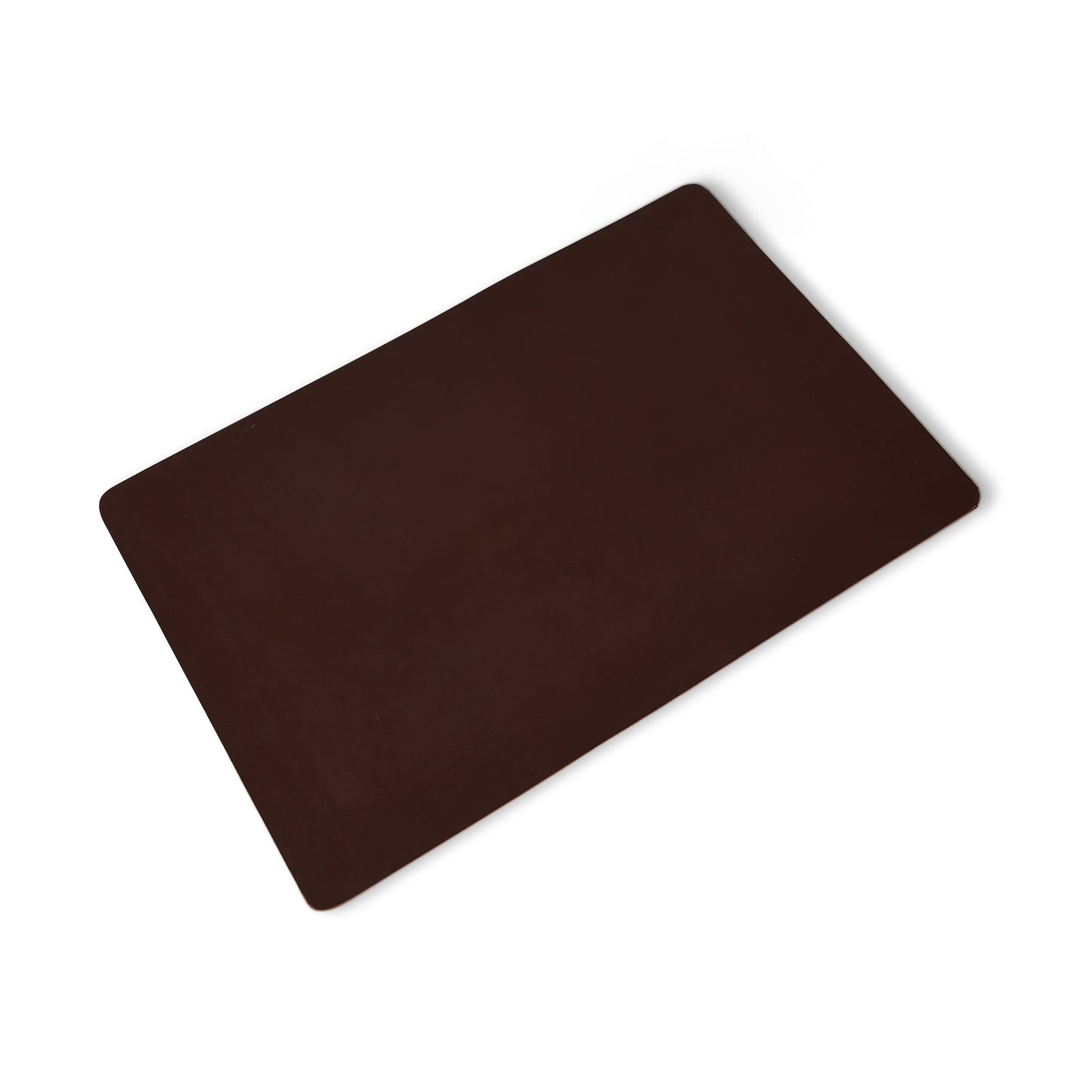 Espresso Elegance Leder Schreibtischunterlage + Mauspad