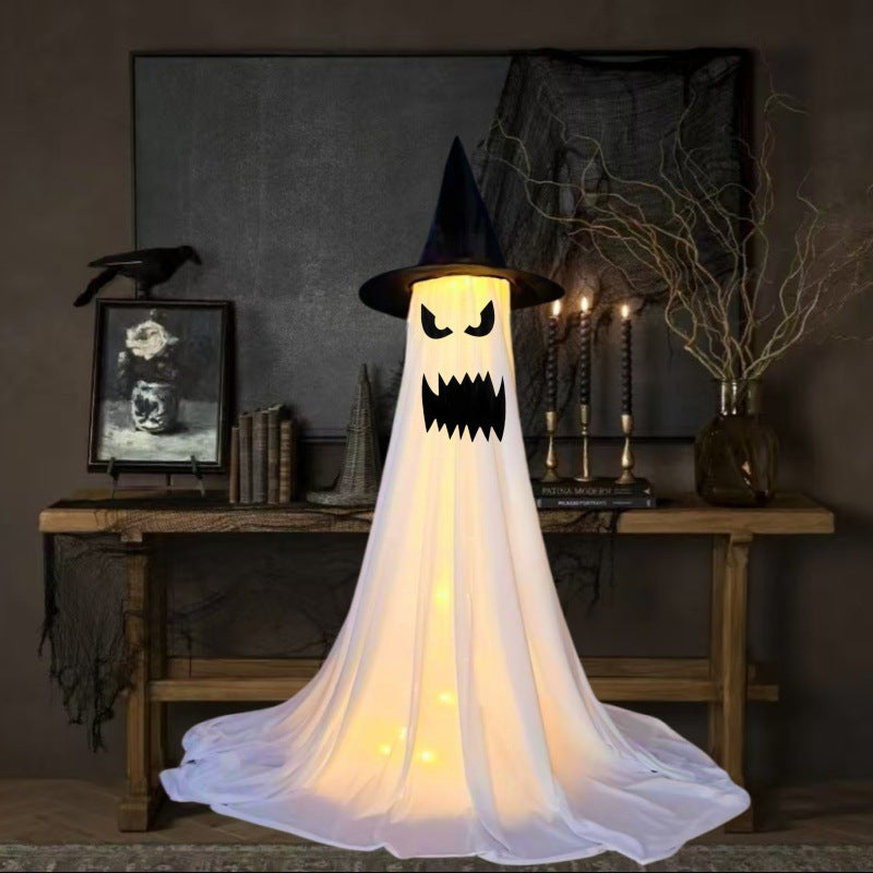 Halloween Decor Spooky Ghost Yard Stake With Stake Weatherproof Porch Garden Decorations For Front Yard Haunted House Props