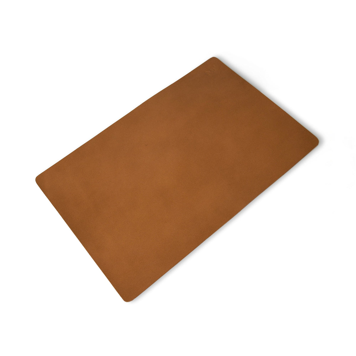 Leder-Schreibtischunterlage + Mauspad „Caramel Luxe“