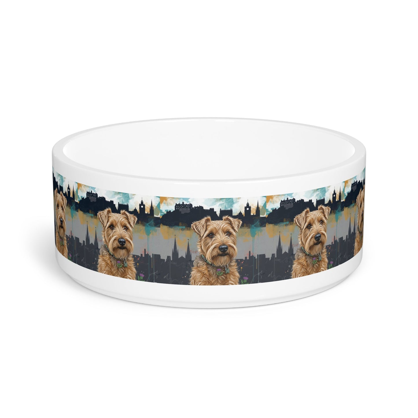 Ceramic Pet Bowl – 16 oz Dog Feeding Bowl