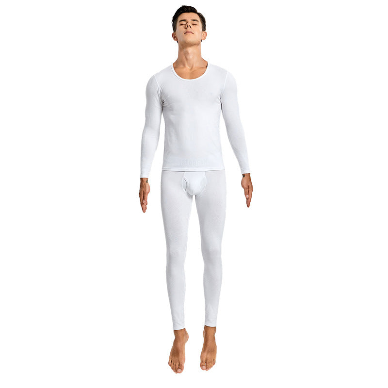 Thermal Underwear Knitted Cotton Stretchy Close-fitting Autumn Clothes And Pants